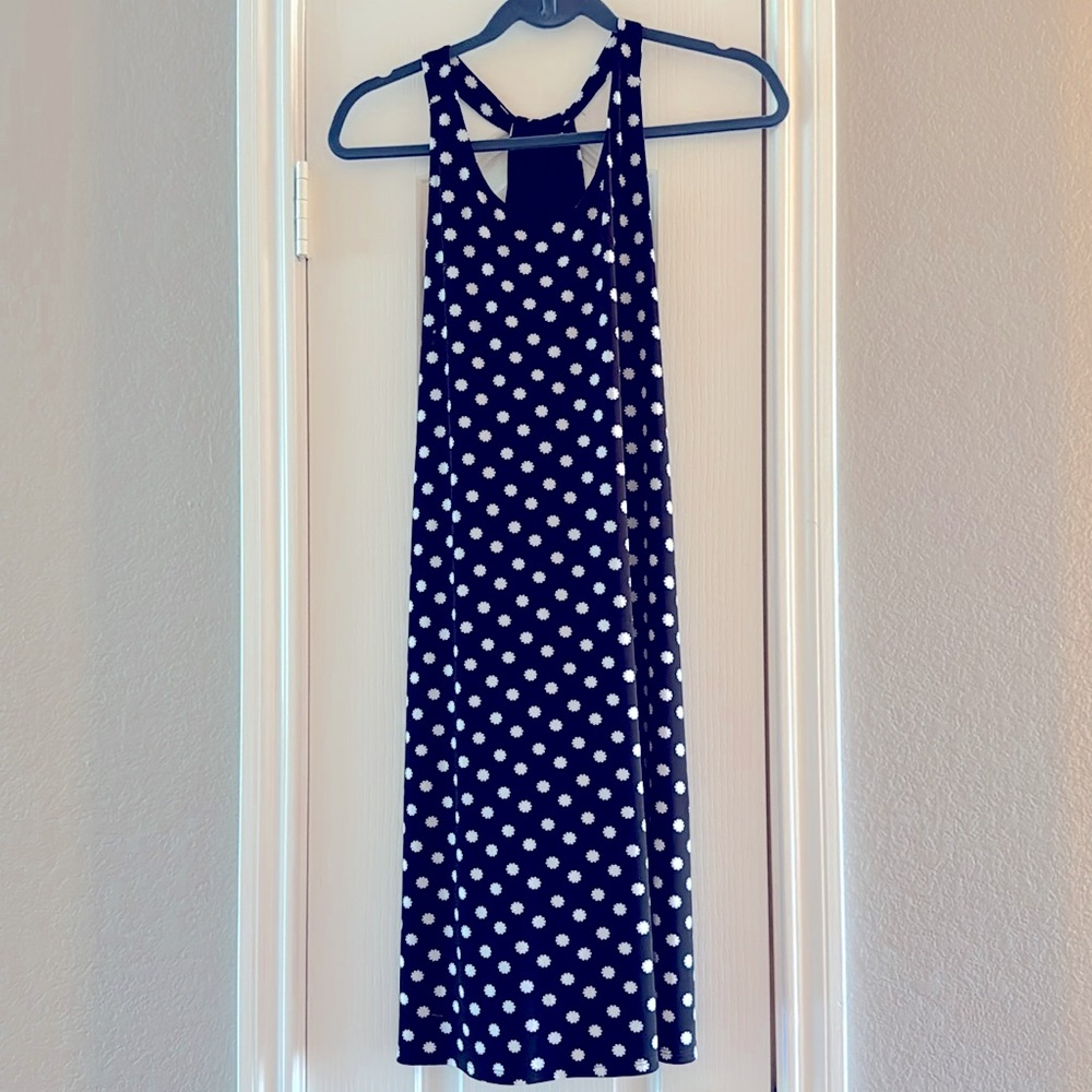 Cece Black & White Sleeveless dress